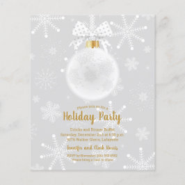 Lámina Elegante presupuesto ornamento de copas de nieve i