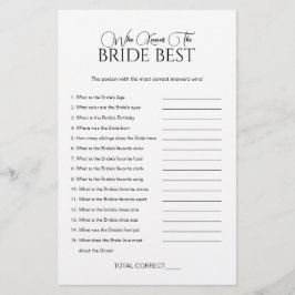 Lámina Elegante Que Conoce El Juego De La Ducha Bridal