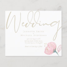 Elegante Rosa Oro Moderno Boda Sparkle