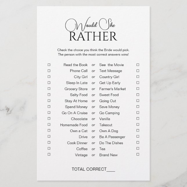 Lámina Elegante Simple Prefiere Un Juego De Ducha De Novi (Anverso)