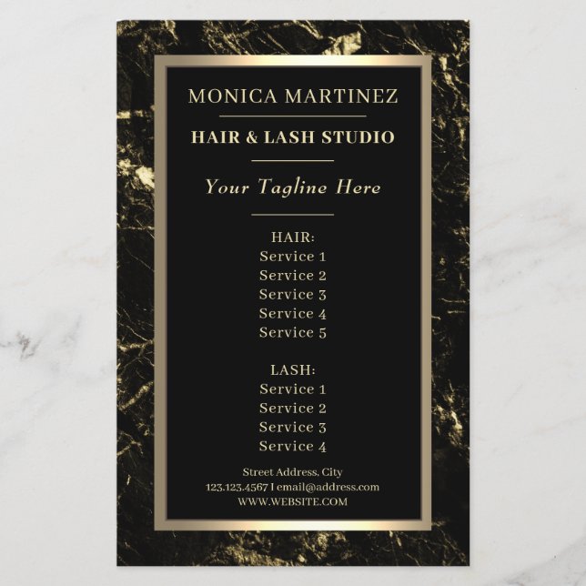 Lámina Elegante textura de mármol de imitación de piedra (Anverso)