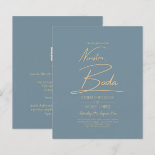 Lámina Elegante Vidrio Marítimo Nuestra Boda