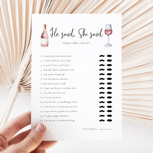 Lámina Elegante Vino Dijo Que Dijo Que Dijo Un Juego De D (Subido por el creador)