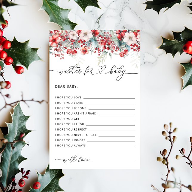 Lámina Elegantes deseos florales de invierno para el jueg (Subido por el creador)