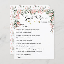 Lámina Elegantes rosas rosas rosas con mariposas adivinan