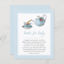 Lámina Elegantes teacups Baby Shower Tea Fiesta Solicitud