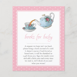 Lámina Elegantes teacups Baby Shower Tea Fiesta Solicitud