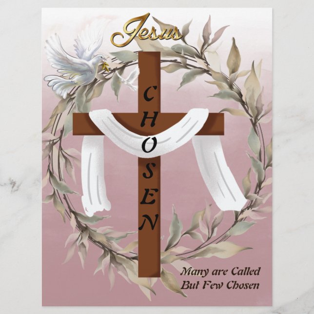 Lámina Elegidos Proclamarán Estacionario Personalizado (Anverso)