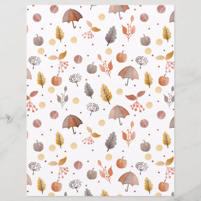 Lámina Elementos de hora de otoño (Anverso)