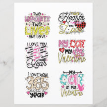 Elementos románticos del Día de San Valentín para 