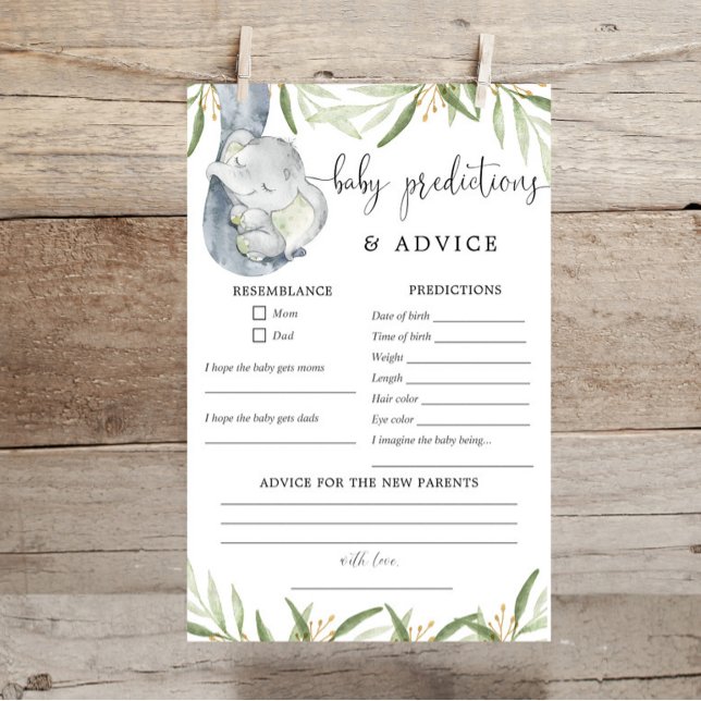 Lámina Elephant Baby predicciones consejos sobre el oro d (Subido por el creador)