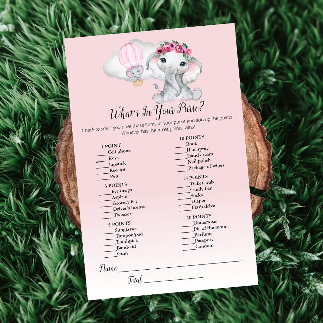 Lámina Elephant Balloon What's In Your Purse Baby Game (Subido por el creador)