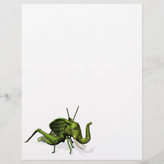 Lámina Elephant Grasshopper Crossbret (Anverso)