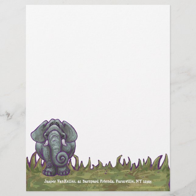 Lámina Elephant Stationery (Anverso)