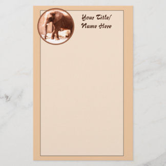 Lámina Elephant Stationery