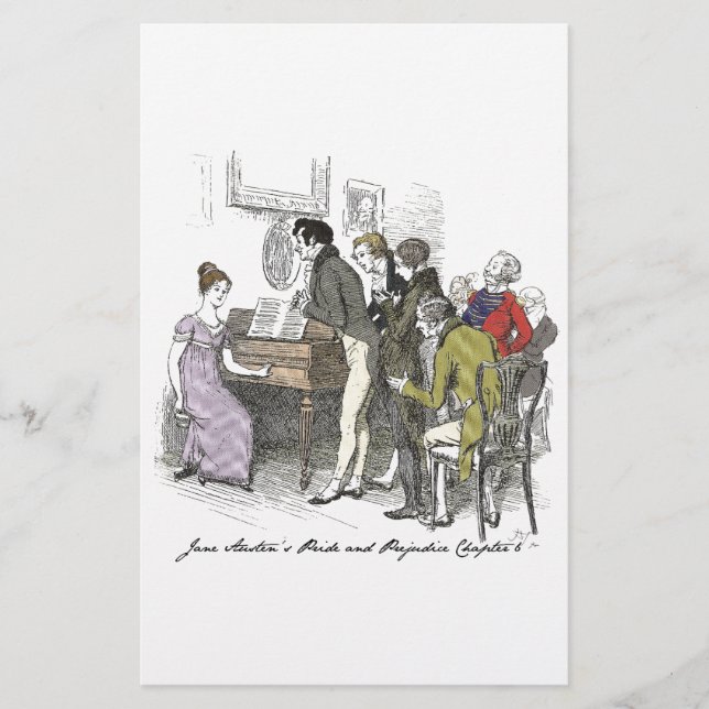 Lámina Elizabeth Performs - Jane Austen Pride & Prejudice (Anverso)