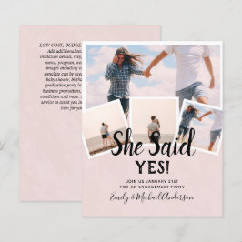 Lámina ¡Ella Dijo Que Sí! Invitación a Invitación de COMP