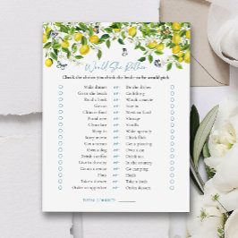 Lámina ¿Ella más bien? | Juego para Despedida de Soltera