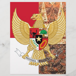 Lámina Emblema de Indonesia - Bandera de Garuda Pancasila