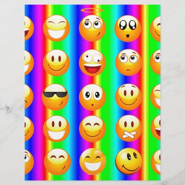 Lámina emoji arco iris (Anverso)