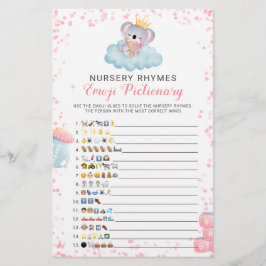 Lámina Emoji Chica de imágenes Koala Bear Juego de Baby S