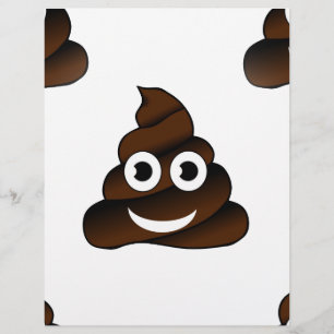 Lámina emoji de caca divertido