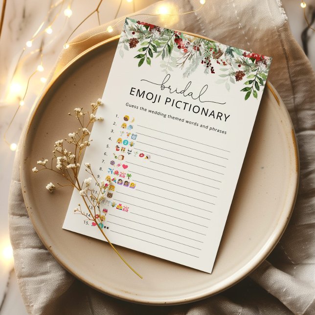 Lámina Emoji de lluvia evergreen de invierno (Subido por el creador)