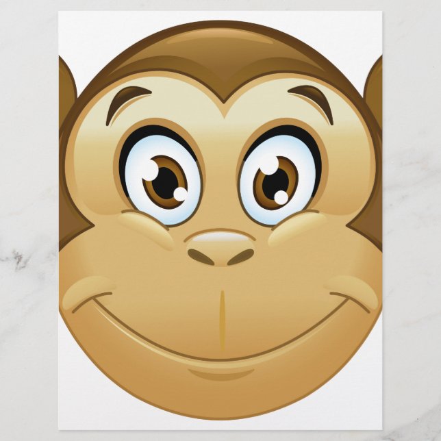 Lámina emoji de mono (Anverso)