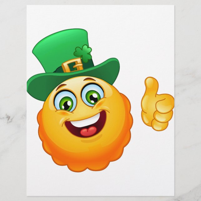 Lámina emoji leprechaun (Anverso)