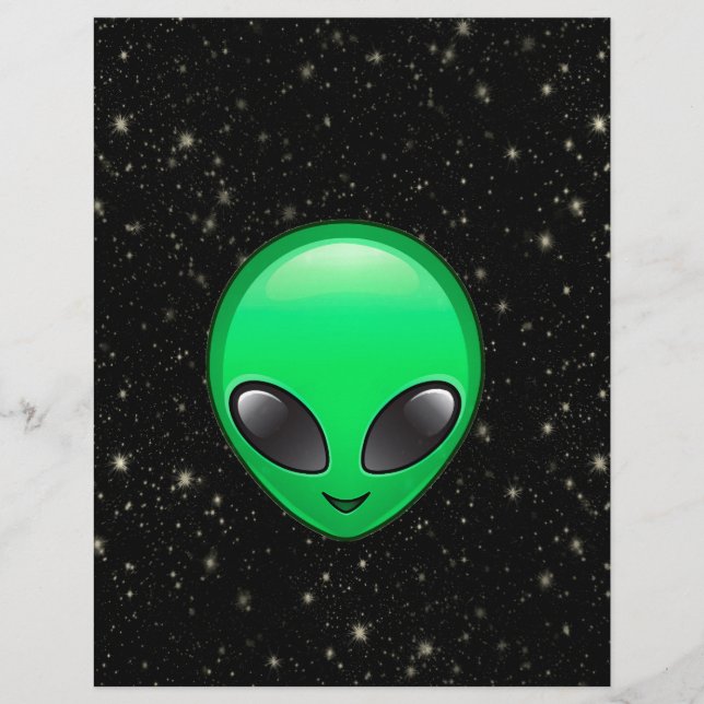 Lámina emojis alienígenas (Anverso)