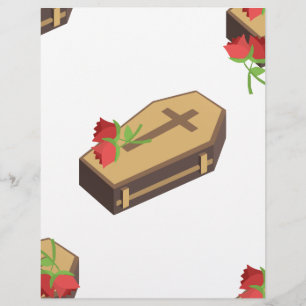 Lámina emojis de ataúd