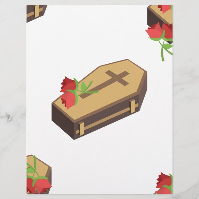 Lámina emojis de ataúd (Anverso)