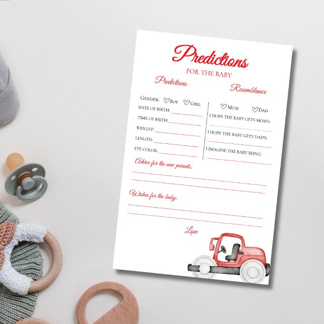 Lámina en construcción ducha de bebé Juego de prediccione (Subido por el creador)