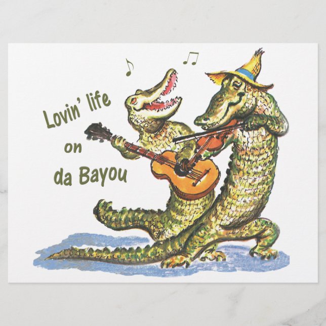 Lámina En da Bayou (Anverso)