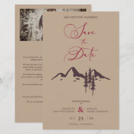 Lámina En el Boho de un Boda de presupuesto