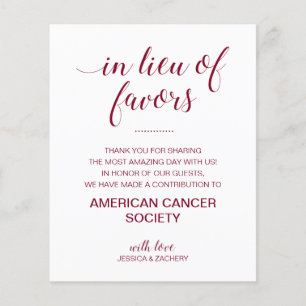 Lámina En Lugar De Favores, Bendición Donar Boda De Borgo