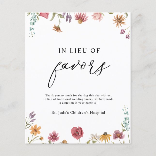 Lámina En lugar del Rótulo de donación de favores (Anverso)