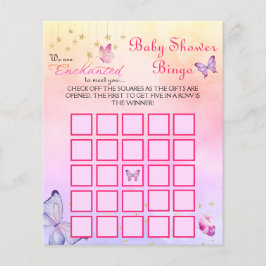 Lámina Encantado De Conocer El Bingo De Juego De Baby Sho