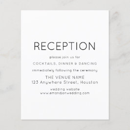 Lámina Encl. Boda blanco negro de recepción simple de pre