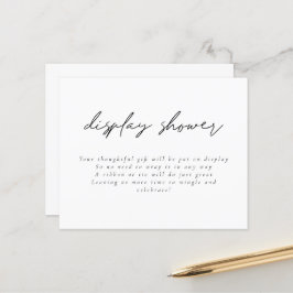 Lámina Encl. de ducha de novia con guión moderno de presu