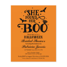 Encontró Su Boo Bridal Shower Budget Invitaciones