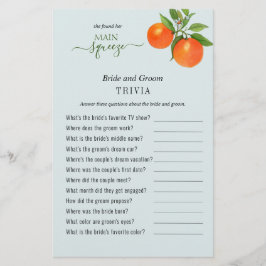 Lámina Encontró sus juegos de Shower Trivia