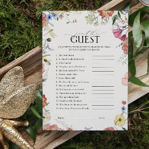 Lámina Encuentra el juego de ducha de novias floridas a p