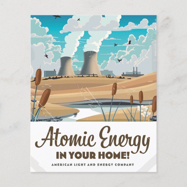 Lámina Energía Atómica Comercial  (Anverso)