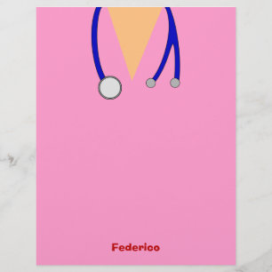 Lámina Enfermeras Divertidas de Scrubs Diseño Caprichoso