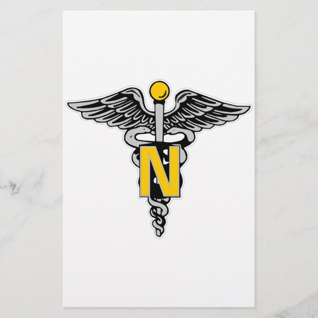 Lámina Enfermero Caduceus (Anverso)