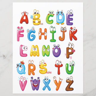 Lámina English Alphabet For Kids