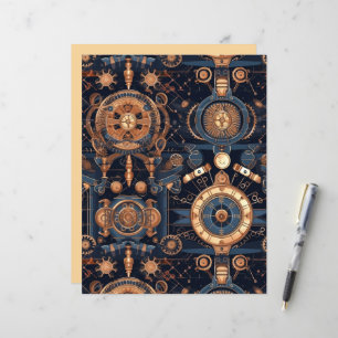 Lámina Engranajes Steampunk