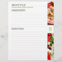 Ensalada de sopa papel de receta manuscrito person