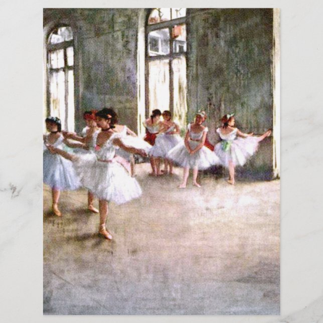 Lámina Ensayo de ballet (Anverso)
